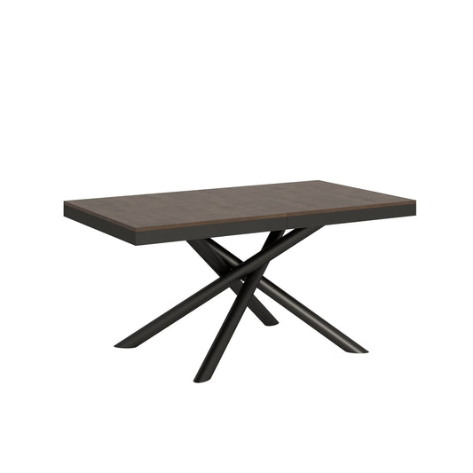 Itamoby, Tavolo Famas Evolution Allungabile Noce 90x160 allungato 264