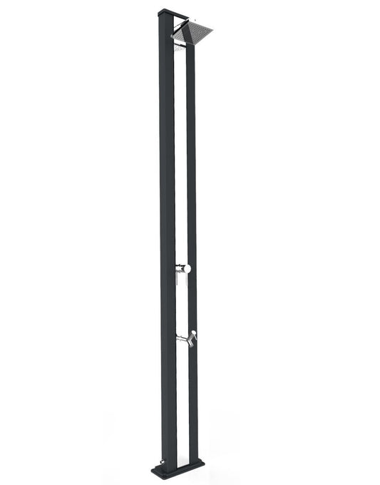 Arkema Design Doccia tradizionale Spring S Antracite e Inox A225/7016-I