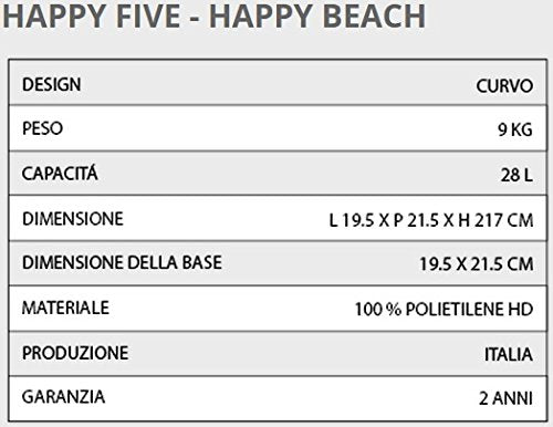 Doccia a riscaldamento solare Arkema Design F520/3027 Happy Five - Cherry