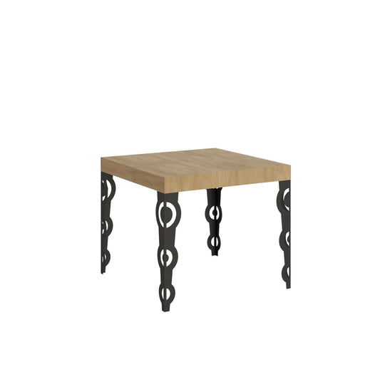 Itamoby, Tavolo Karamay Allungabile Quercia Natura 90x90 allungato 246