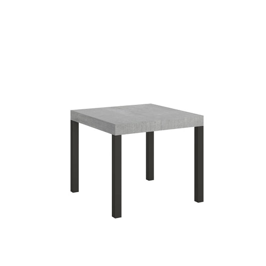 Itamoby, Tavolo Everyday Allungabile Cemento 90x90 allungato 246