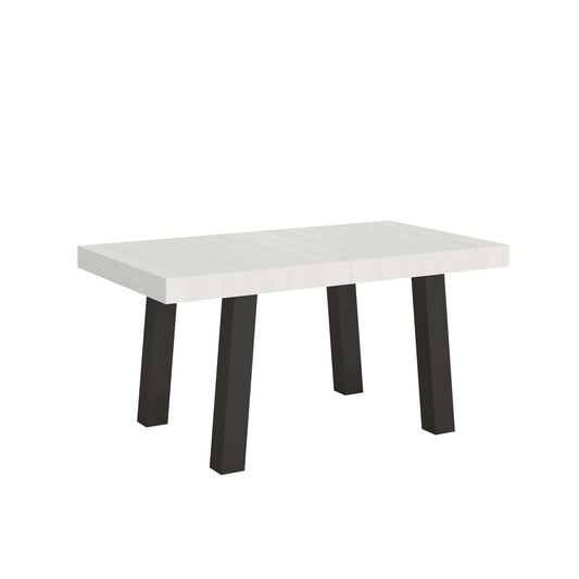 Itamoby, Tavolo Bridge Allungabile Bianco Frassino 90x160 allungato 264