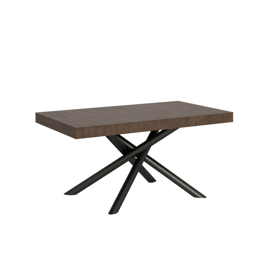 Itamoby, Tavolo Famas Allungabile Noce 90x160 allungato 420