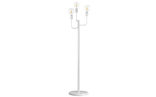 Dafnedesign.com - Piantana bianco - Compatibile con Lampadina Classe; A, A+, A++ - (UL)