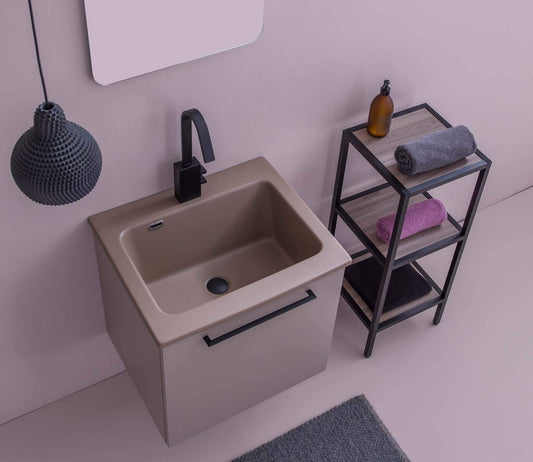 Dafne Italian Design Mobile da Bagno Effetto Opaco (cm. L60 x P50 x H57)