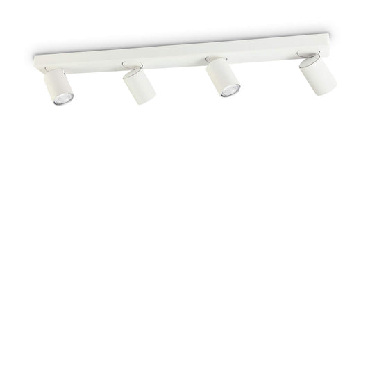 Dafne Italian Design Plafoniera 4 luci - Bianca