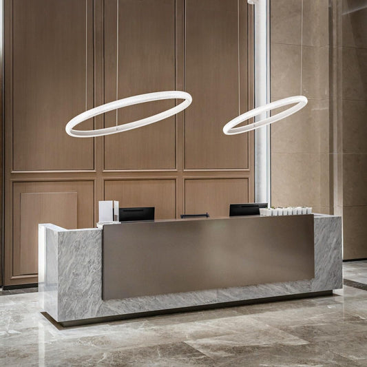 Ideal Lux MIRACLE - Plafoniera LED integrata, 60 cm, 3000 K, colore: Bianco