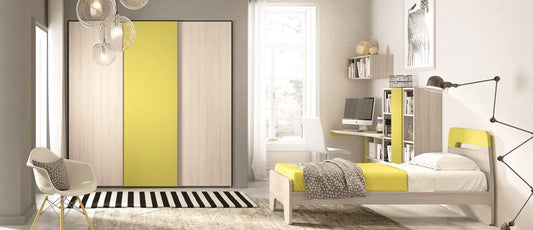 Dafne Italian Design Cameretta completa per ragazzo. 100% Made in Italy (SF21)