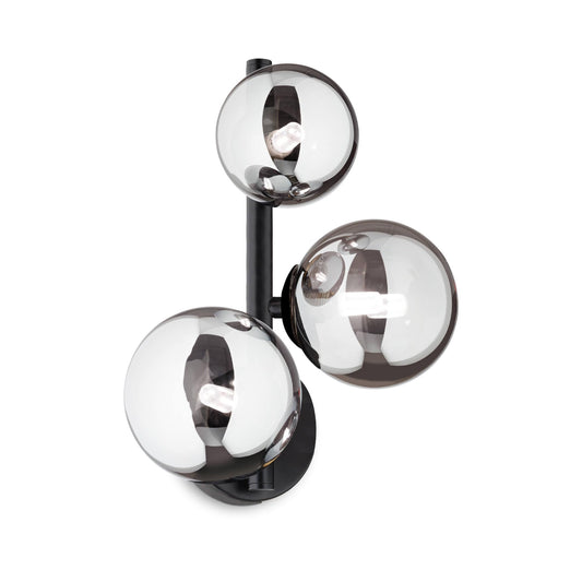 Perlage ap3 nero Applique Ideal lux