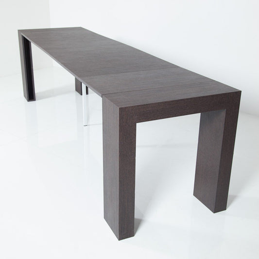 Dafne Italian Design Consolle allungabile Inside Rovere Moro