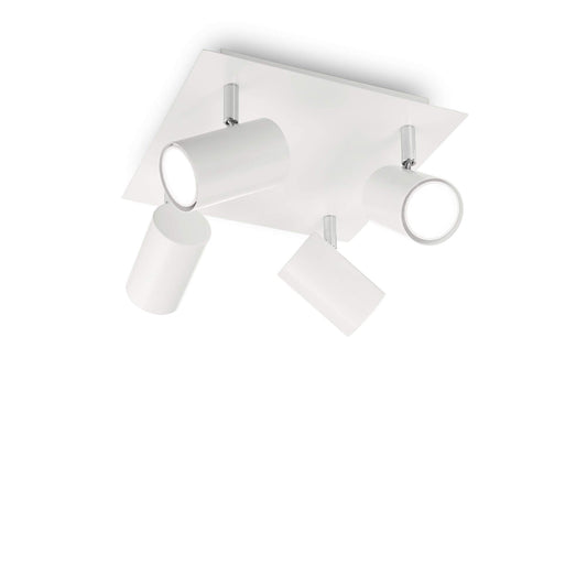 Dafne Italian Design Plafoniera 4 luci - Bianca