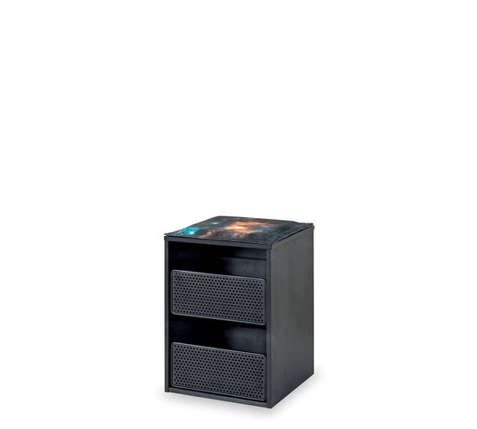 Dafne Italian Design Cassone in Dark Metal