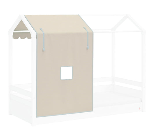 Dafne Italian Design Mezza Tenda per Letto a Tetto Piano Montes Crema