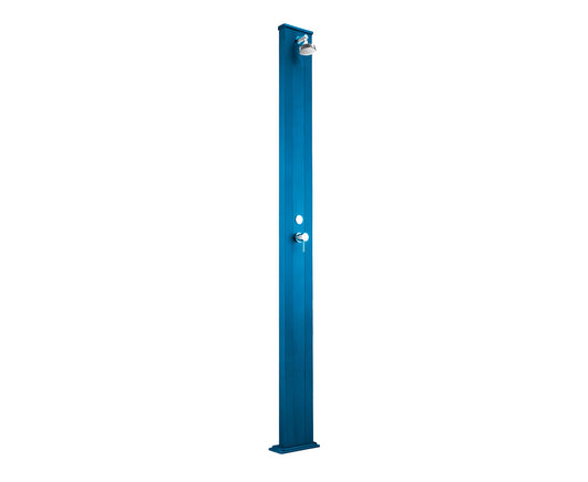 Doccia classica da interno e esterno Arkema Spring S Ingresso acqua calda e acqua fredda regolabile con Miscelatore Doccia Dritta Altezza 228 cm ARKEMA A205 5012 Colore Blu