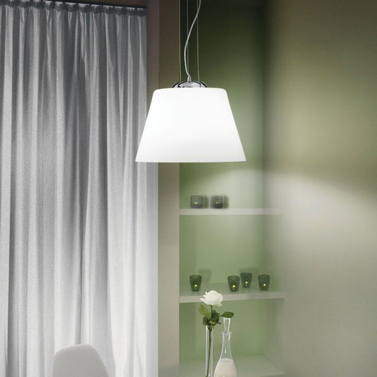 Lampada a sospensione design cilindrico Ideal lux