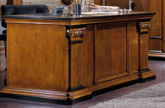 Dafne Italian Design Scrivania da Studio, Stile Classico (cm. L. 190 - H. 80 - P. 90) (TVG)