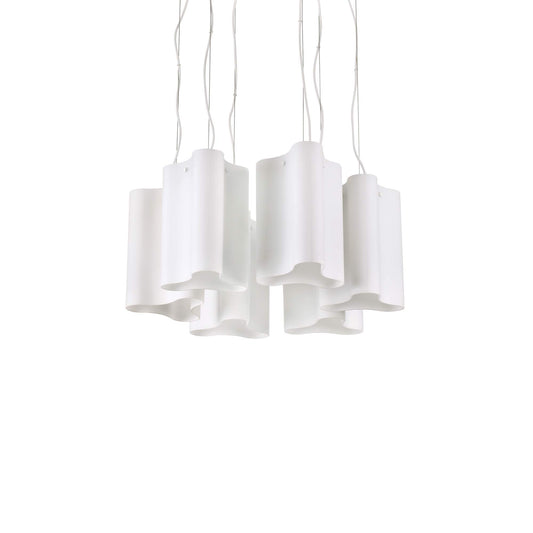 Dafne Italian Design Lampadario a 6 luci - Bianco