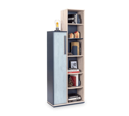 Dafne Italian Design Libreria Trio con Contenitore