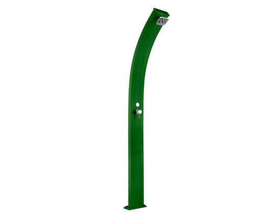 Doccia classica da interno e esterno Arkema Spring Ingresso acqua calda e acqua fredda regolabile con Miscelatore Doccia Curva Altezza 224 cm ARKEMA A105 6016 Colore Verde