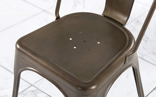 N. 2 (Due) Sedie da Pranzo - Dimensioni: cm. 51 x 45 x 85h (DFS) (Bronzo)