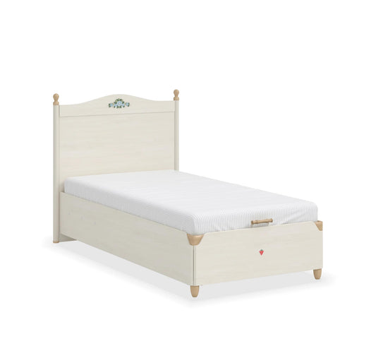 Dafne Italian Design Flora (Nuovo) Letto con Rete (100x200 Cm)