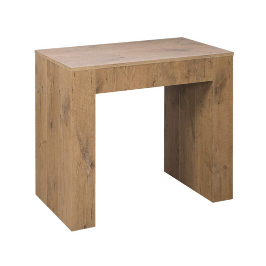 Itamoby Extra Consolle Allungabile, Pannelli di nobilitato, Quercia Natura, 90 cm x 49 cm x 78 cm