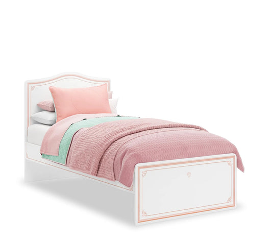 Dafne Italian Design Letto Selena Rosa (100x200 Cm)