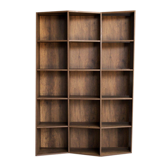 Dafne Italian Design Libreria Trek 3 elementi Noce