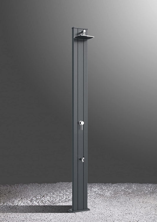 Doccia Solare da Esterno Giardino Miscelatore e Lavapiedi Arkema Spring S Viola A220/4005