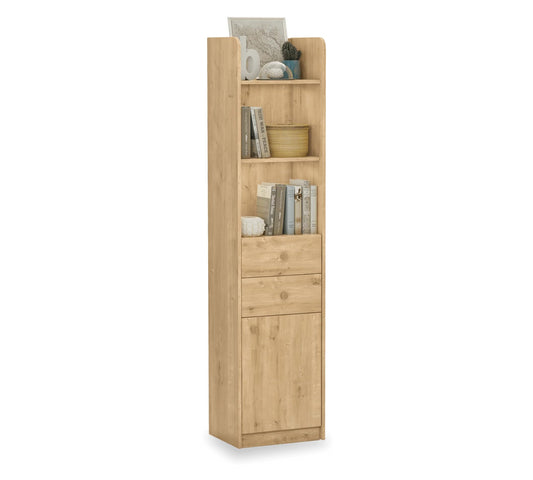 Dafne Italian Design Libreria Mocha con Cassetto