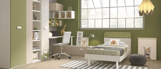 Dafne Italian Design Cameretta completa per ragazzo. 100% Made in Italy (SF21)
