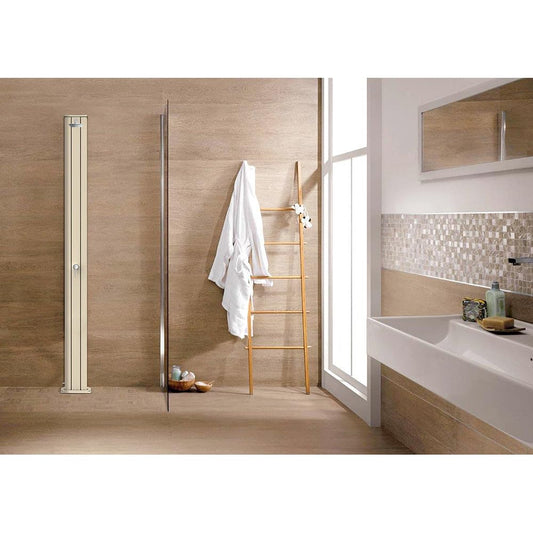 Doccia classica da interno e esterno Arkema Spring S Ingresso acqua calda e acqua fredda regolabile con Miscelatore Doccia Dritta Altezza 228 cm ARKEMA A205 3027 Colore Rosso Cherry