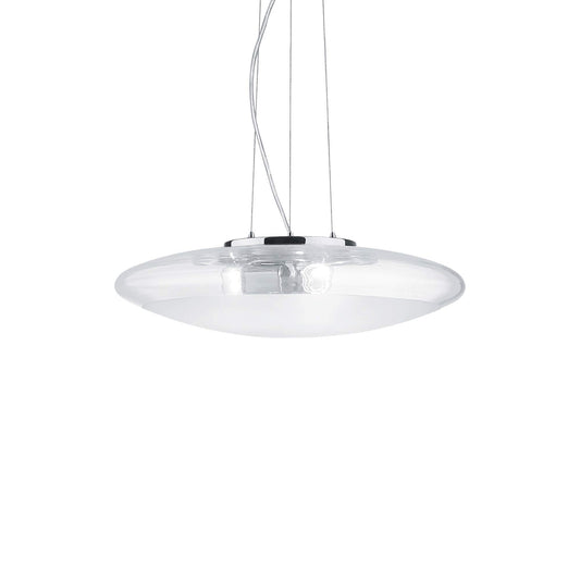 Dafne Italian Design Lampadario a 3 luci - Trasparente