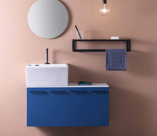 Dafne Italian Design Mobile da Bagno Effetto Opaco (cm. L50 x P35 x H25)