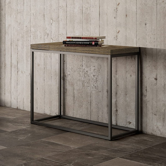 Dafne Italian Design Consolle allungabile Nordica Libra Noce Telaio Antracite