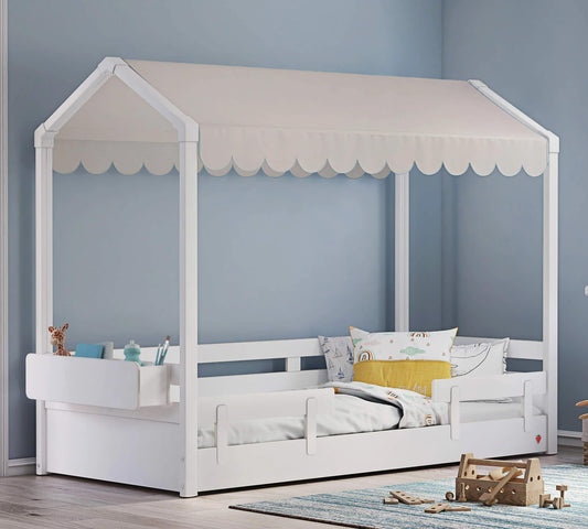 Dafne Italian Design Tenda per Letto a Tetto Piano Montes (Crema)