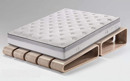 Dafne Italian Design Materasso Matrimoniale Ortopedico in Memory e Eliocell (cm. 160 x 190 x 26h)