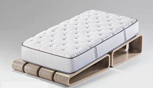 Dafne Italian Design Materasso Una Piazza e Mezza Ortopedico Lana (cm. 120 x 190 x 25h)