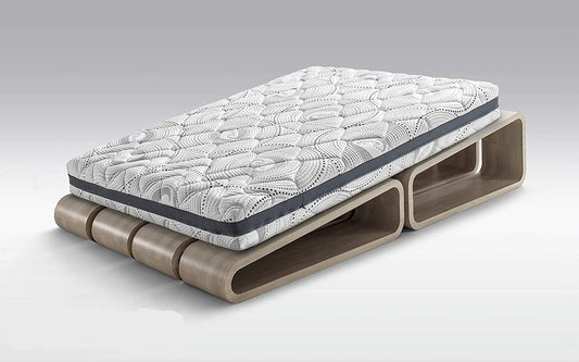 Dafne Italian Design Materasso Una Piazza e Mezza Ortopedico in Memory ed Eliocell (cm. 120 x 190 x 22h)