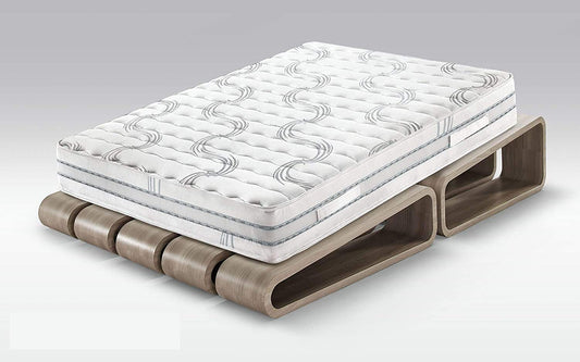 Dafne Italian Design Materasso Matrimoniale Ortopedico con Molle biconiche (cm. 160 x 190 x 25h)