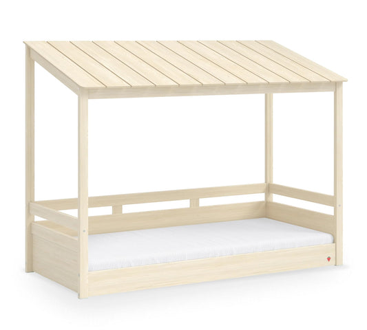 Dafne Italian Design Letto Montes Natural con Tetto in Legno
