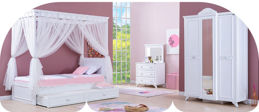 Dafne Italian Design Reyna Letto Con Tulle 120x200 [LVT]