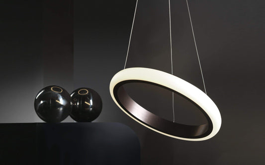 Dafne Italian Design Lampadario ad anello con lampadine a Led - (UL)