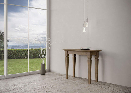 Dafne Italian Design Consolle allungabile Vicenza Small Noce