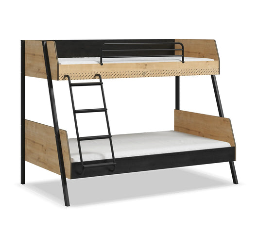 Dafne Italian Design Letto a Castello Grande Black (90x200-120x200 Cm)