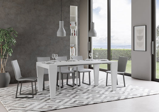 Dafne Italian Design Consolle allungabile Spimbo Small Bianco Frassino (allungabile fino a 300 cm)