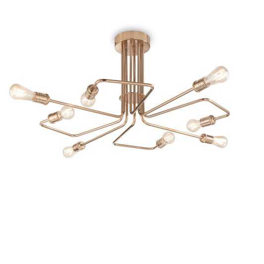Dafne Italian Design Plafoniera 8 luci - Ottone Ant