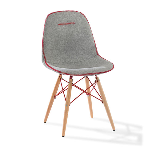 Dafne Italian Design Sedia Quatro Grigia
