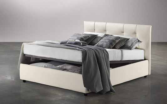 Letto matrimoniale con contenitore.cm. 177 x 206 x 108h. (Serie: Dafne-Letti-ST11)