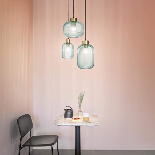 Dafne Italian Design Lampadario 1 Luce - Verde